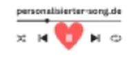Кэшбэк в Personalisierter Song AT